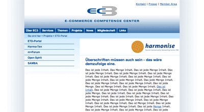 ec3 website redesign
