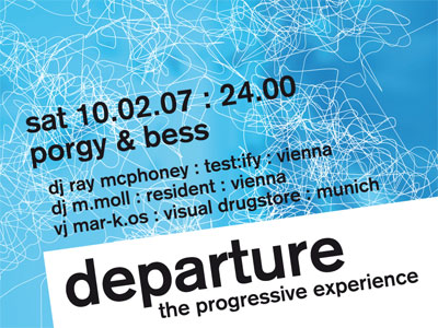 departure 17 flyer design