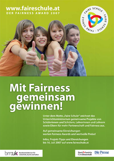faire schule plakat 2007