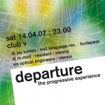 departure 19 flyer design