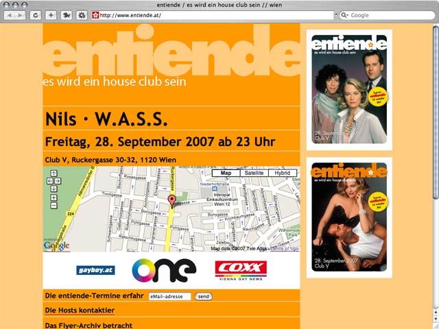 web design entiende house club wien