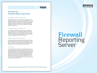 anovis firewall reportin server mappe