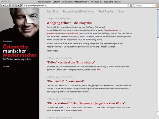 Biografie Wolfgang Fellner Weblog Harald Fidler