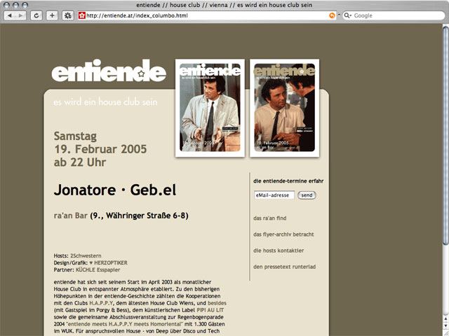 webdesign entiende house club