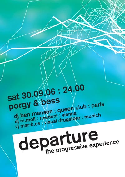 departure flyer design