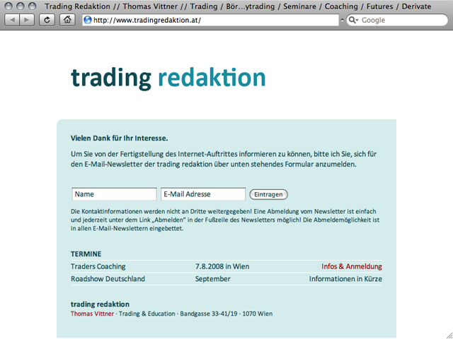 thomas vittner trading redaktion daytrading